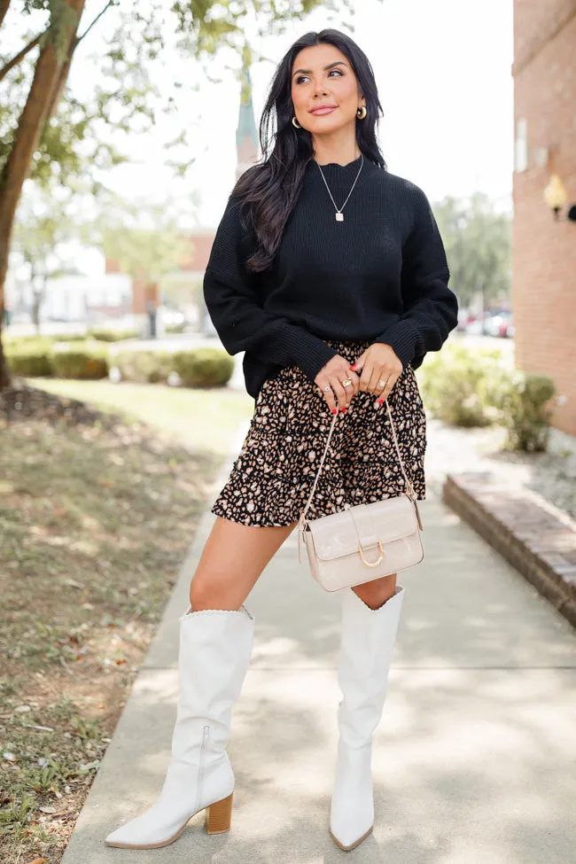 A Great Escape Black Oversized Sweater SALE