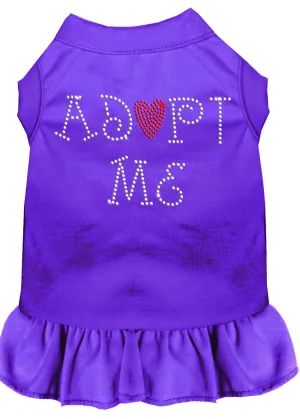 Adopt Me Rhinestone Dress Purple Sm