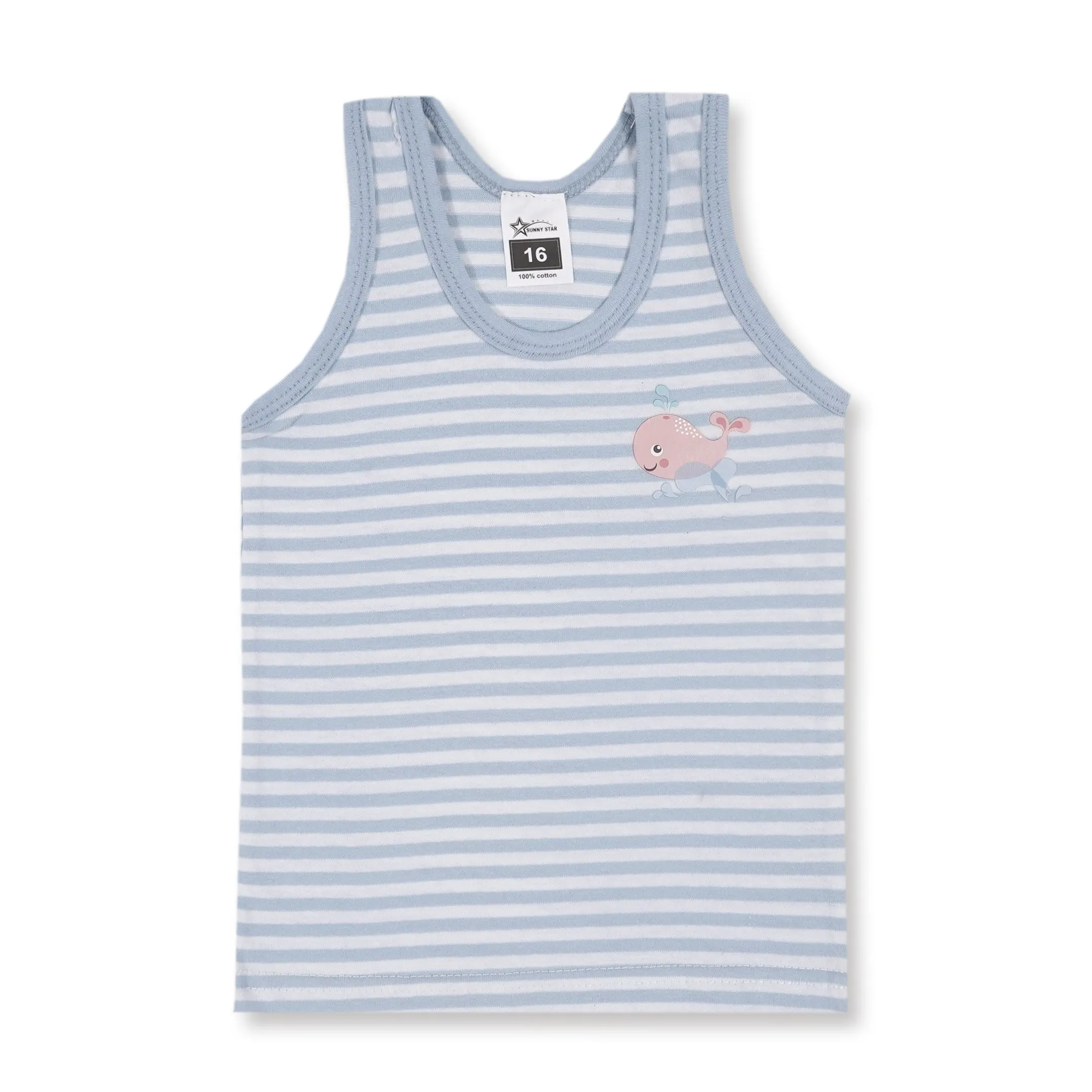 Baby Sandos Pack Of 2 Stripes Light Blue - Sunshine