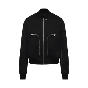 Bauhaus Flight Bomber Jacket in Black