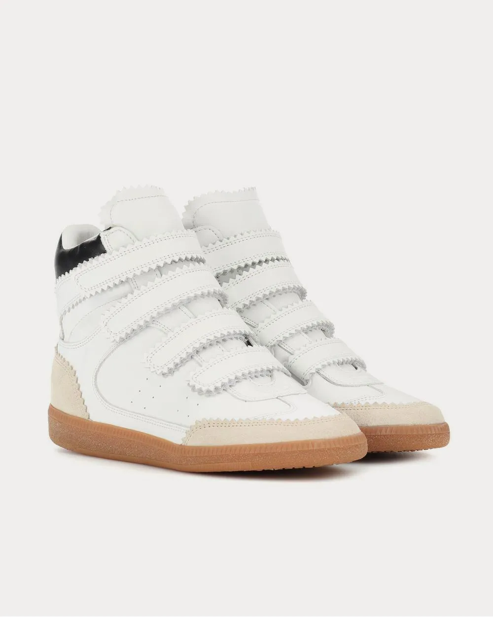 Bilsy leather White High Top Sneakers