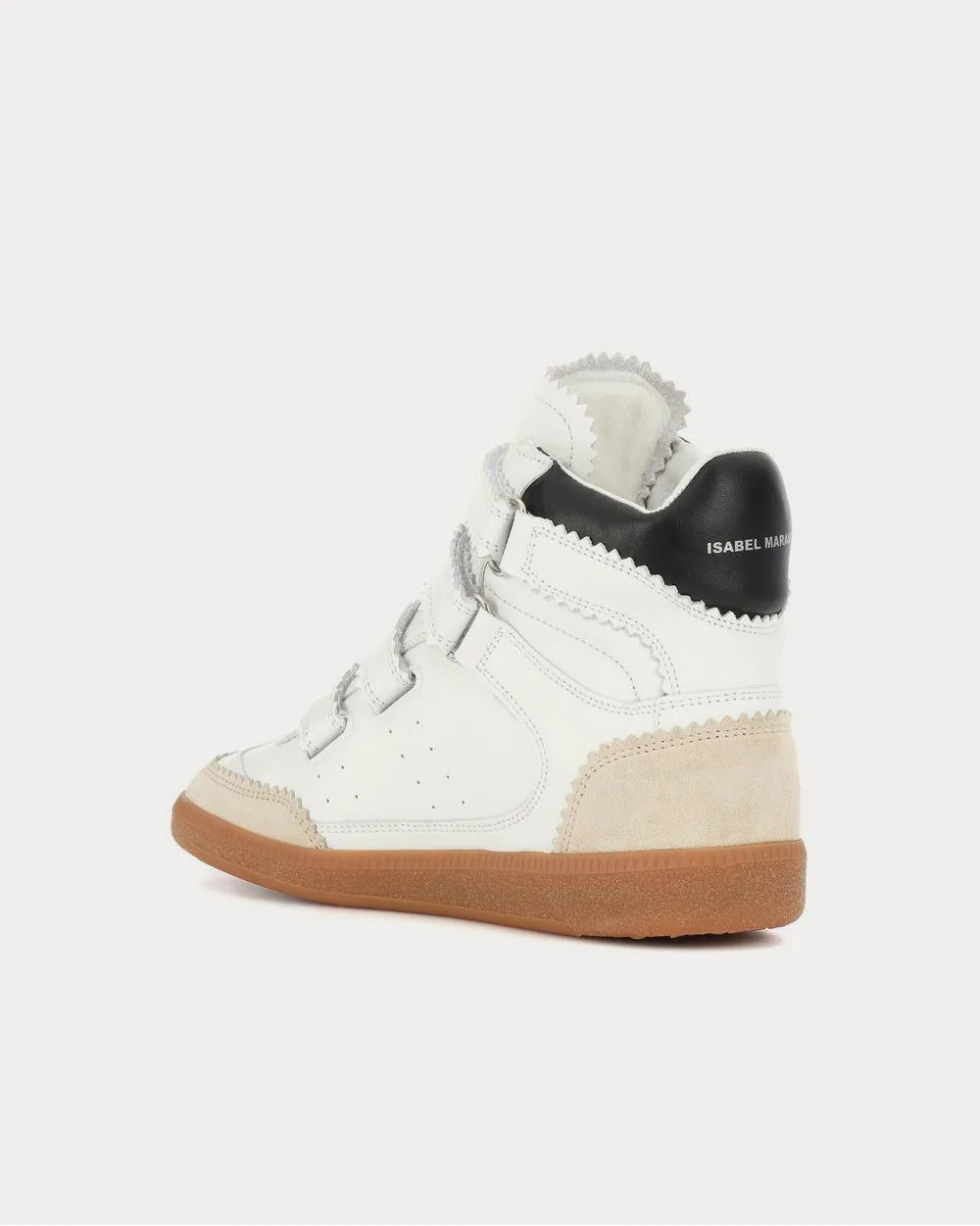Bilsy leather White High Top Sneakers