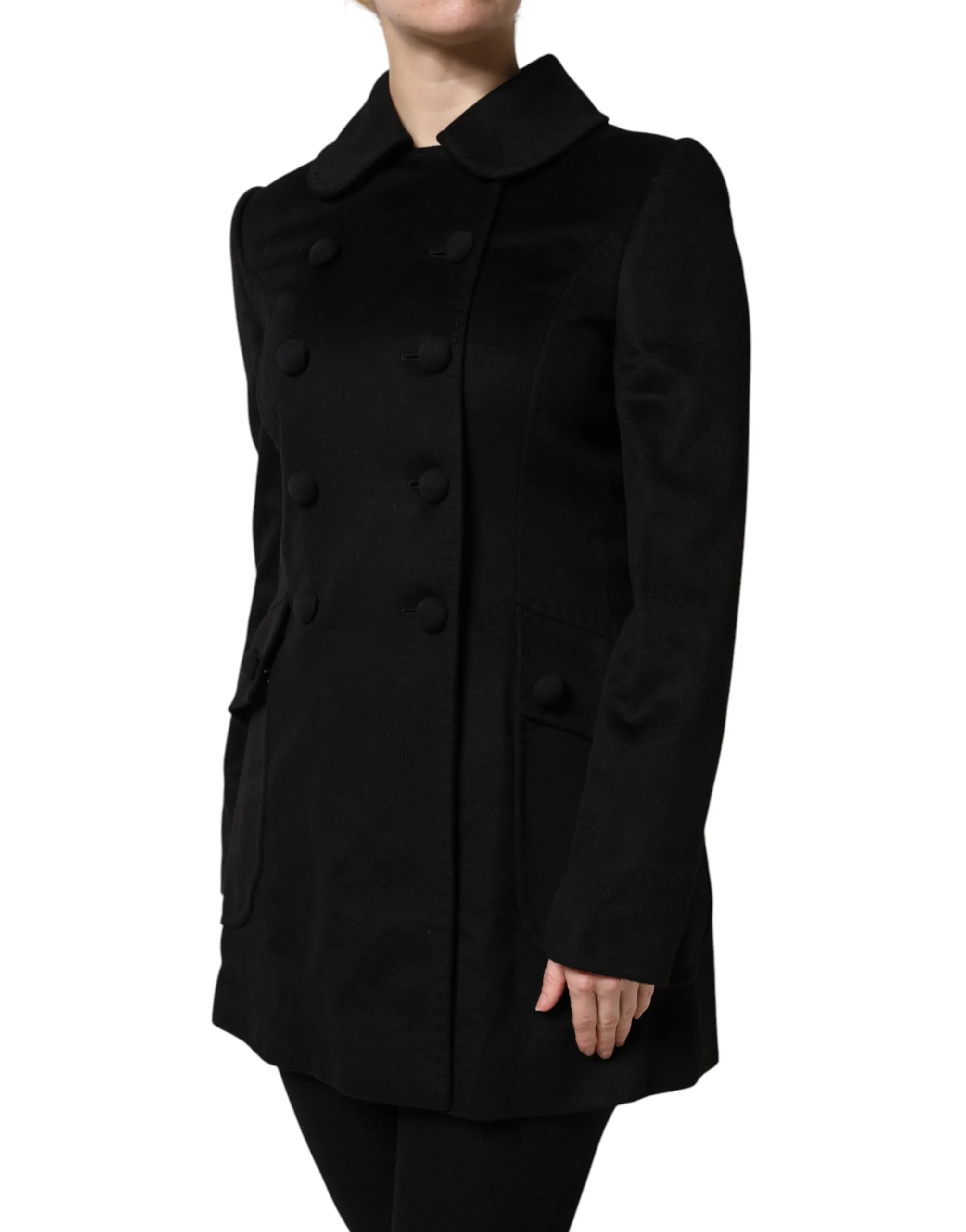 Black Wool Sartoria Italiano Blazer Jacket