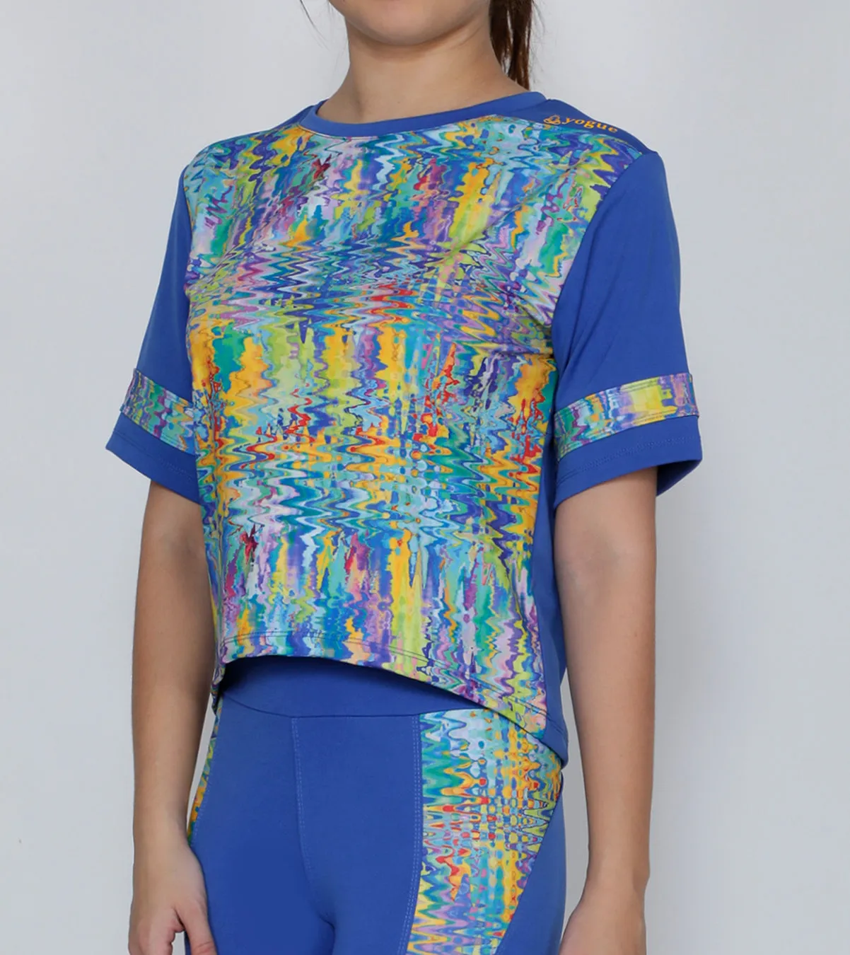 Blue Mirage Crop Top
