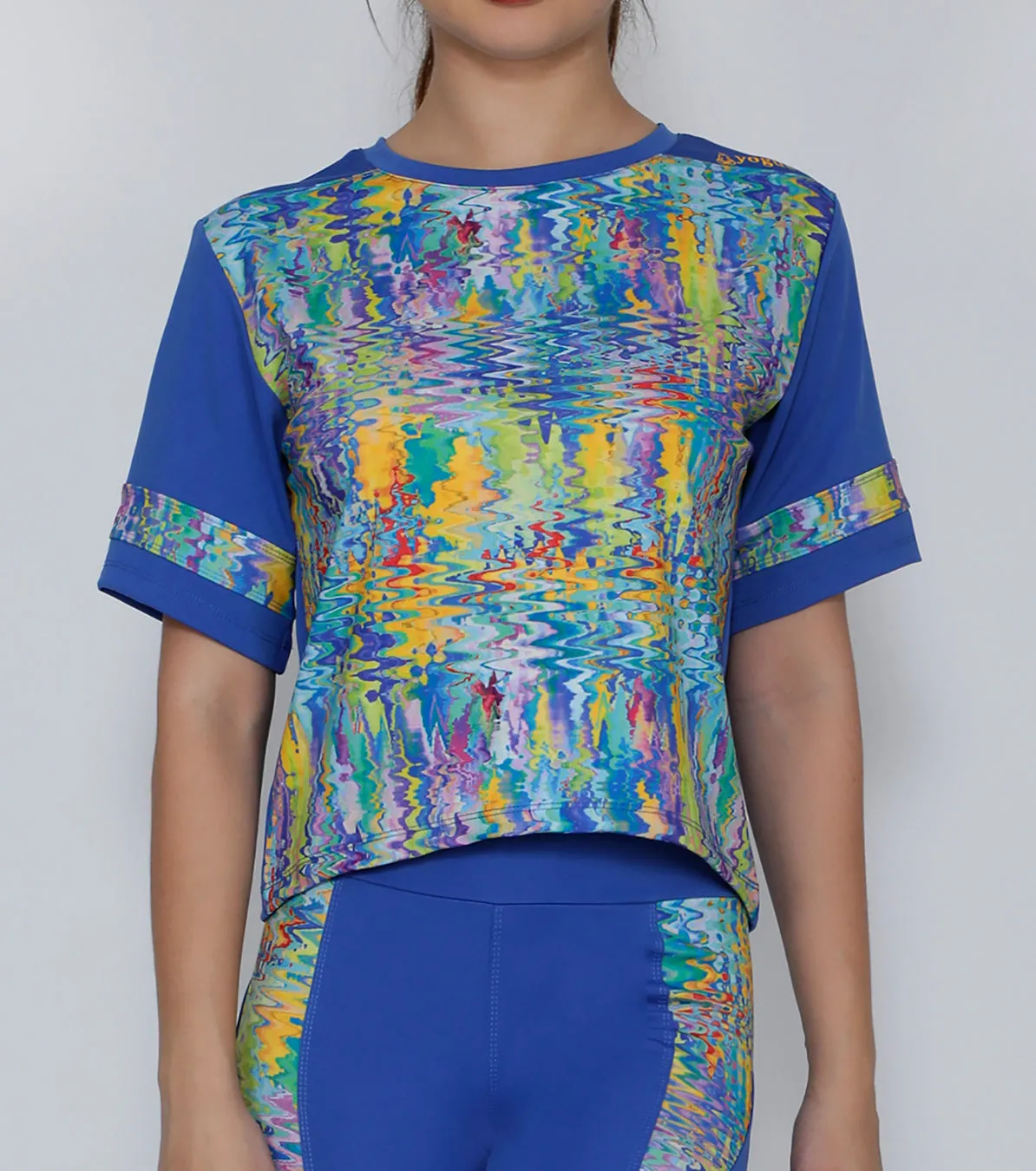 Blue Mirage Crop Top