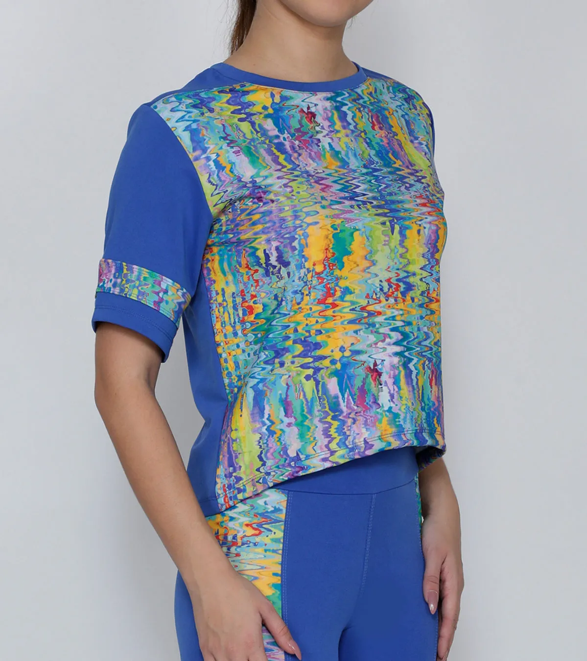 Blue Mirage Crop Top