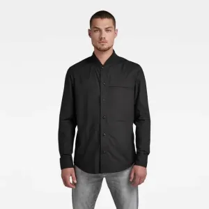 Bomber Collar Regular Shirt L/S