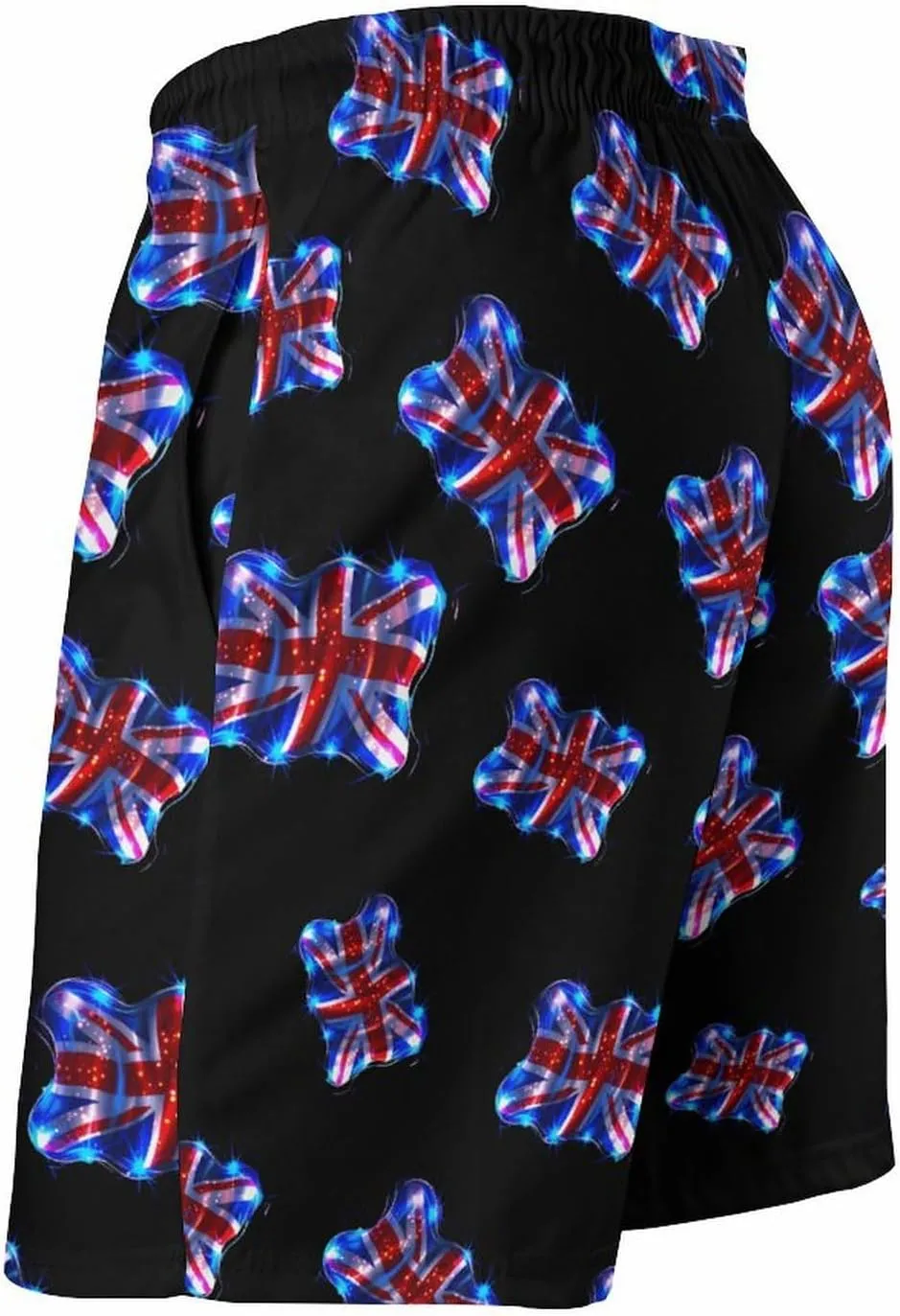 British UK Flag Men's Swim Trunks Quick Dry Board Shorts Breathable Summer Beach Shorts Bathing Suits