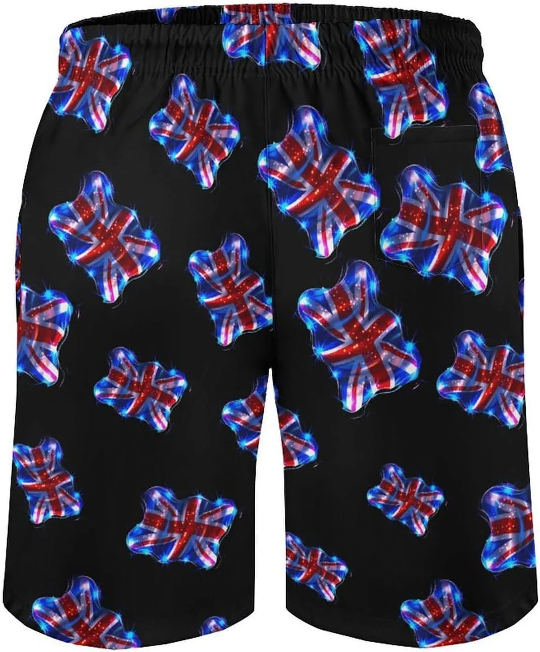 British UK Flag Men's Swim Trunks Quick Dry Board Shorts Breathable Summer Beach Shorts Bathing Suits