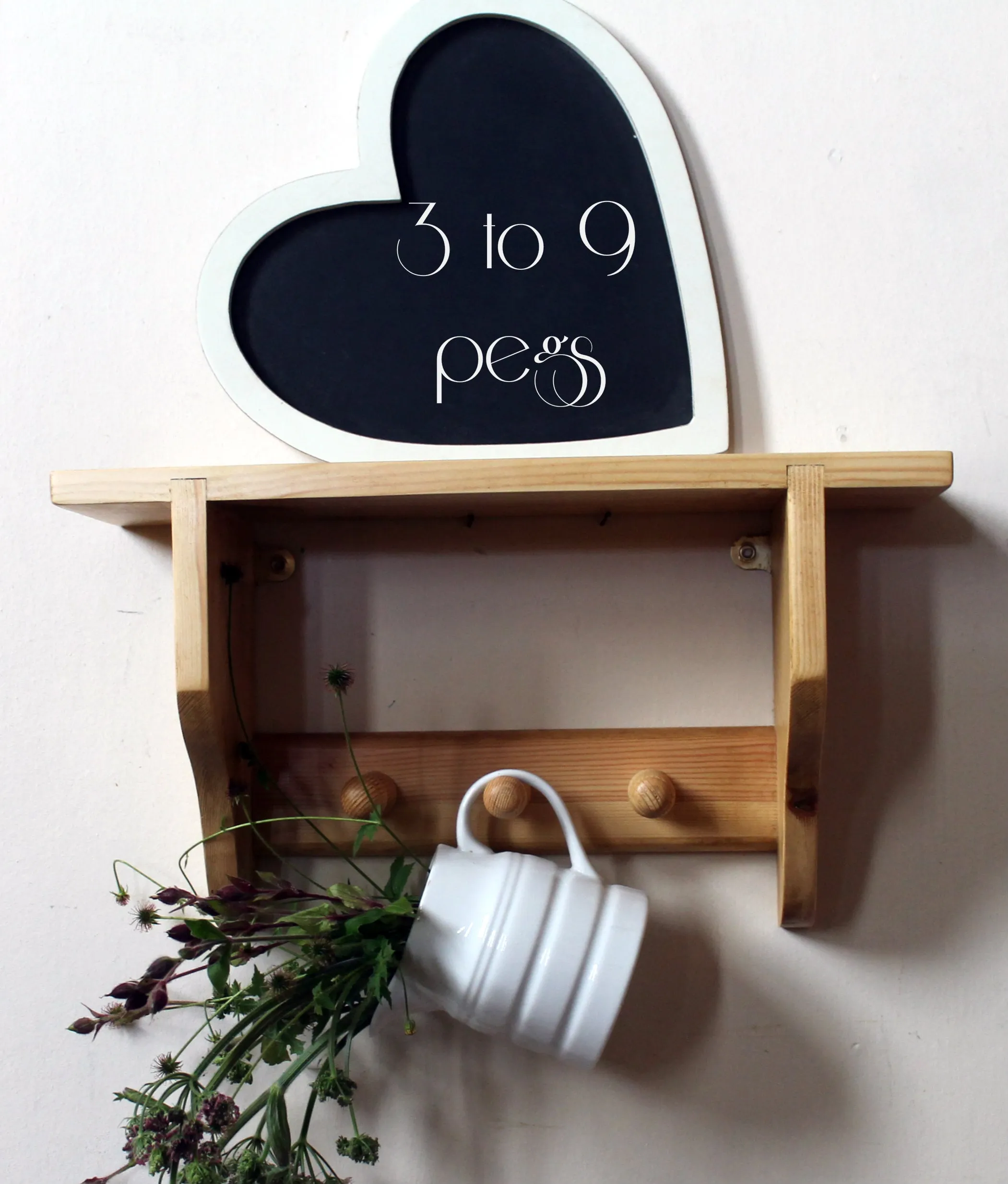 CARLOTA PEGS traditional shelf SMALL