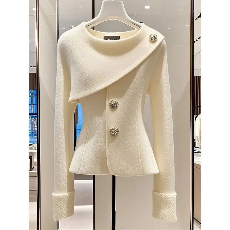 Chic Slim Single Breasted Jacket