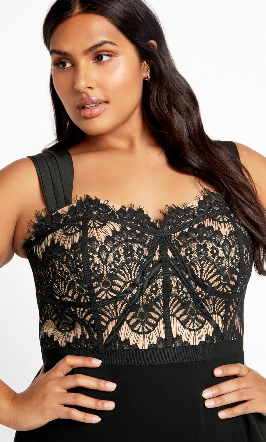City Chic Women's Maxi Dress-Sweet Evie