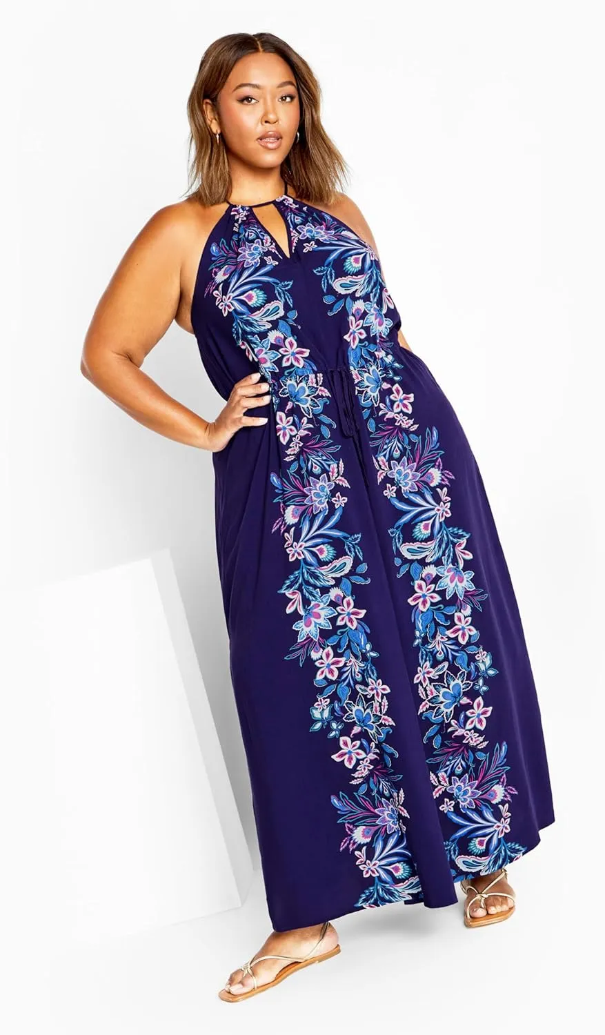 City Chic Women's Plus Size Dress - Island Girl
