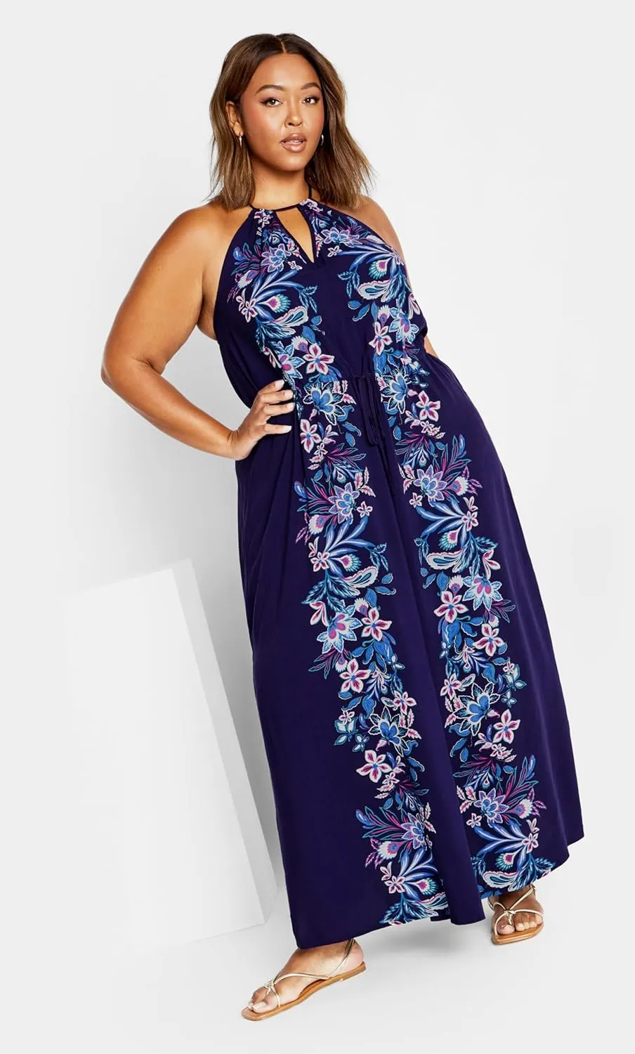 City Chic Women's Plus Size Dress - Island Girl