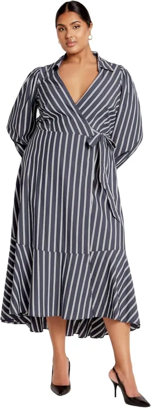 City Chic Women's Plus Size Dress-Selena Wrap