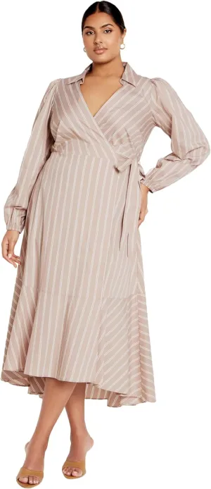 City Chic Women's Plus Size Dress-Selena Wrap