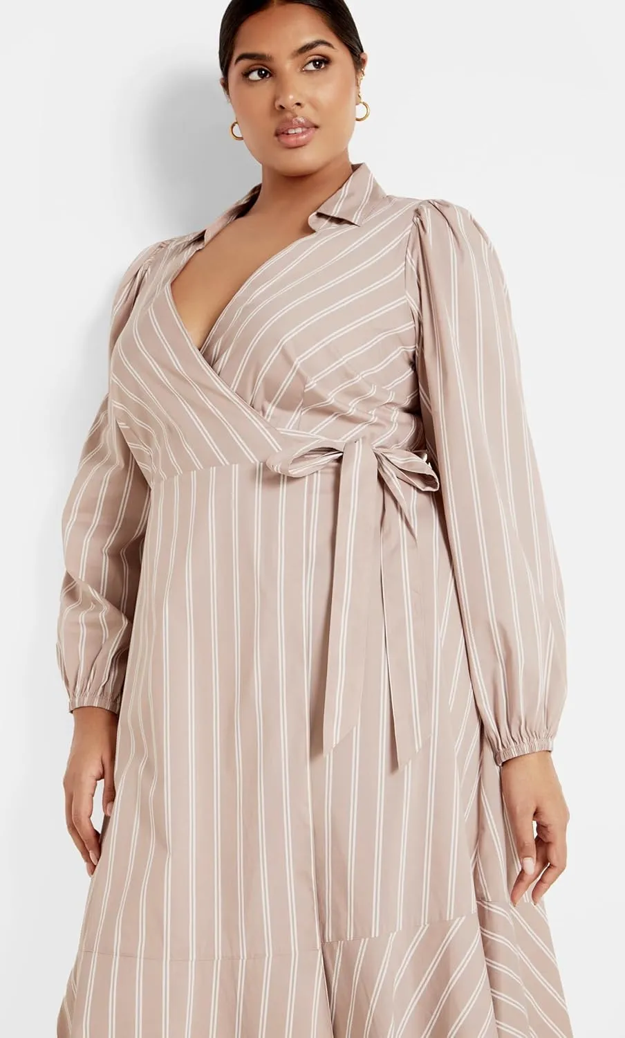 City Chic Women's Plus Size Dress-Selena Wrap