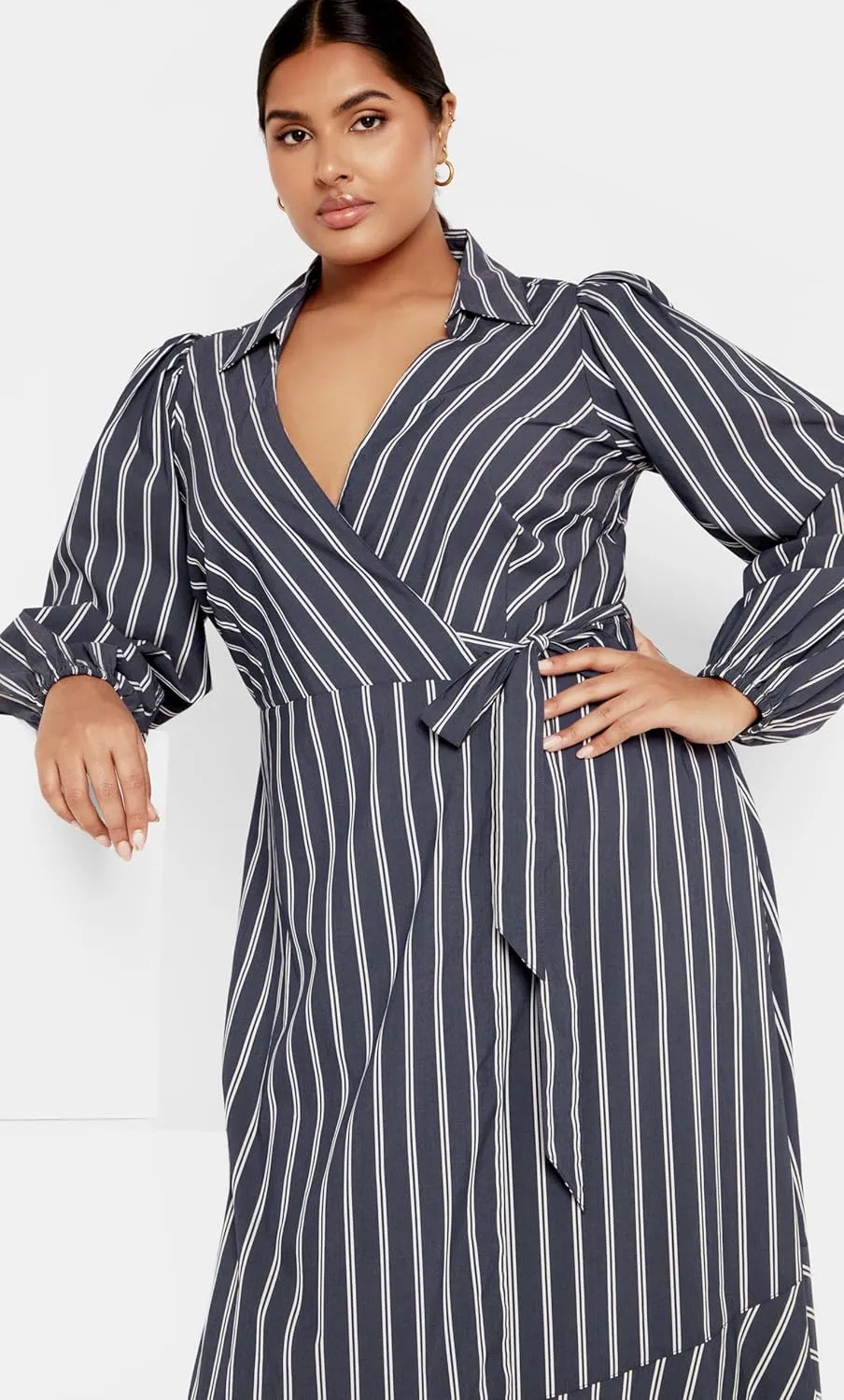 City Chic Women's Plus Size Dress-Selena Wrap
