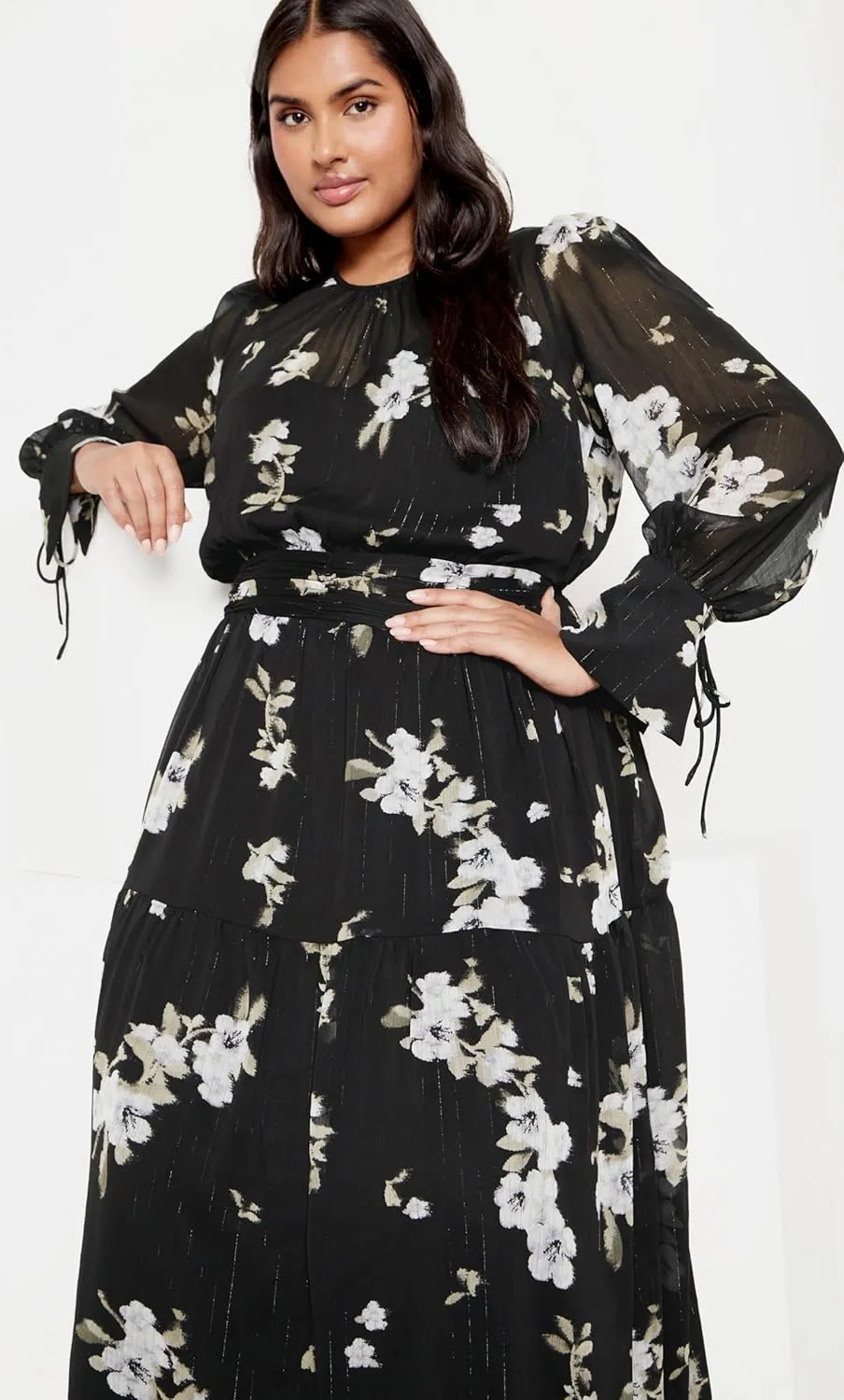 City Chic Women's Plus Size Maxi Amira PRT