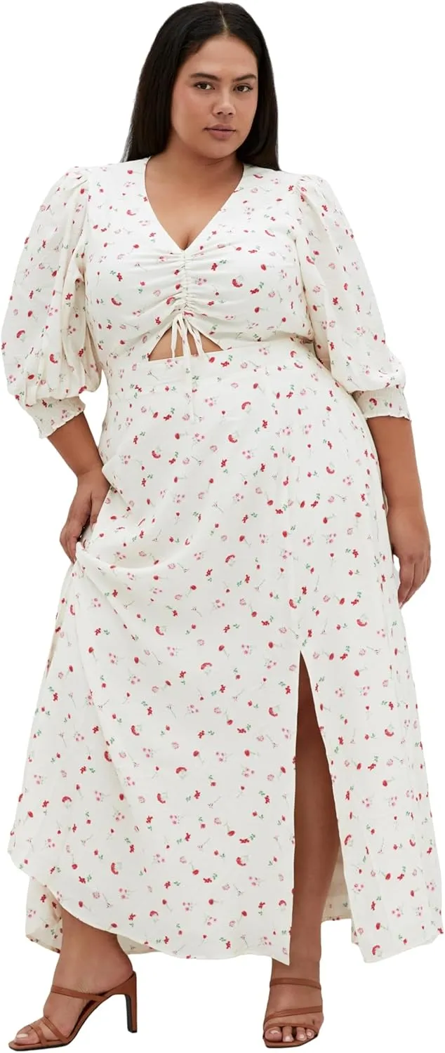 City Chic Women's Plus Size Maxi Dress - Jolene Print
