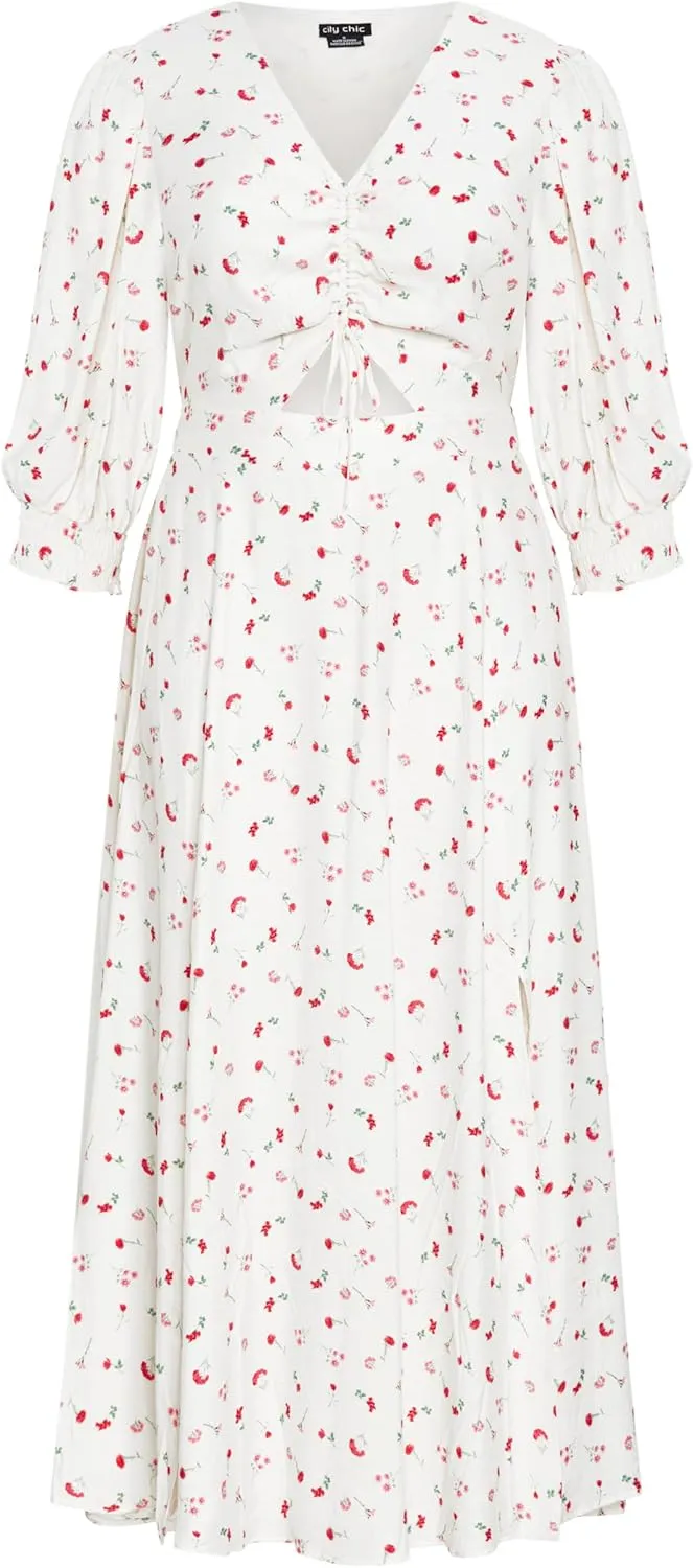 City Chic Women's Plus Size Maxi Dress - Jolene Print
