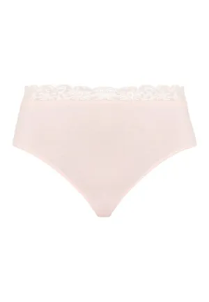 Cotton Lace Lace Trim Cotton Full Brief | Powder 72436-1381