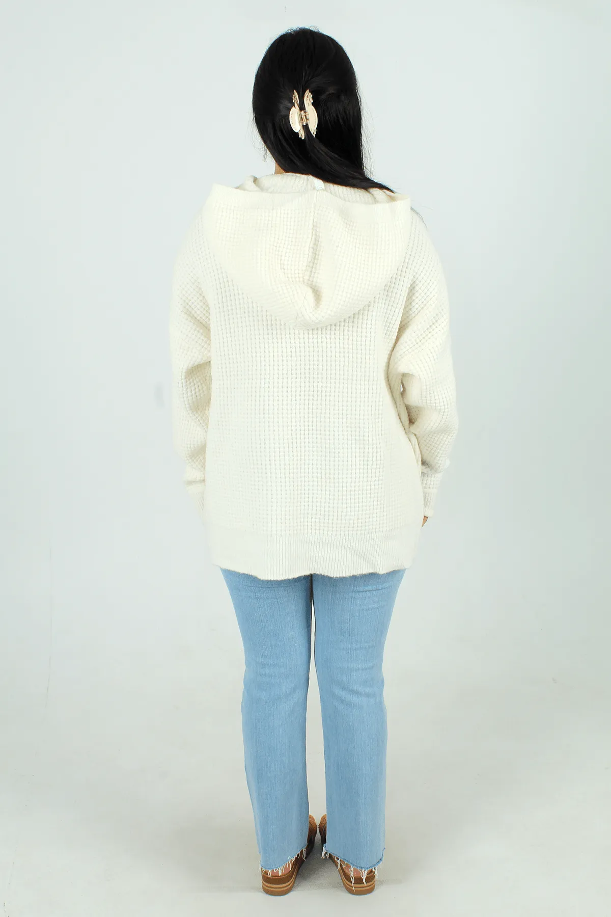 Cozy Dreams Waffle Pullover Sweater