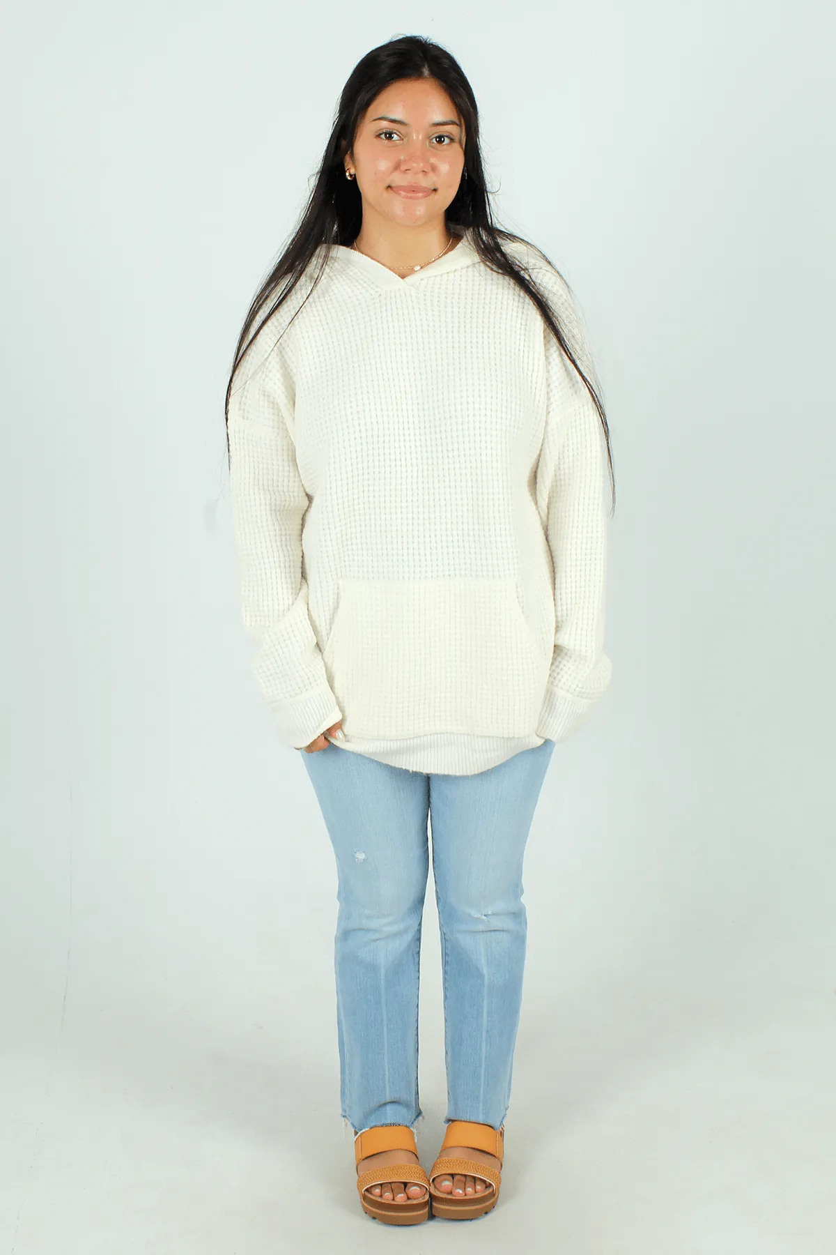 Cozy Dreams Waffle Pullover Sweater