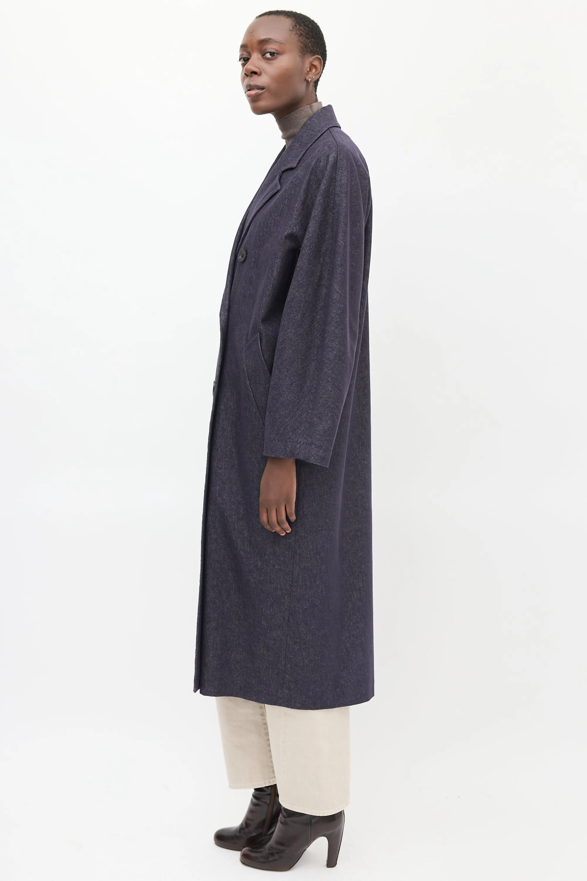 Dark Wash Denim Bacco Icon Coat