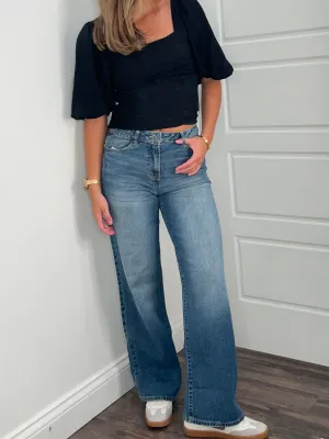 Denver Lagoon High Rise Wide Leg Jean