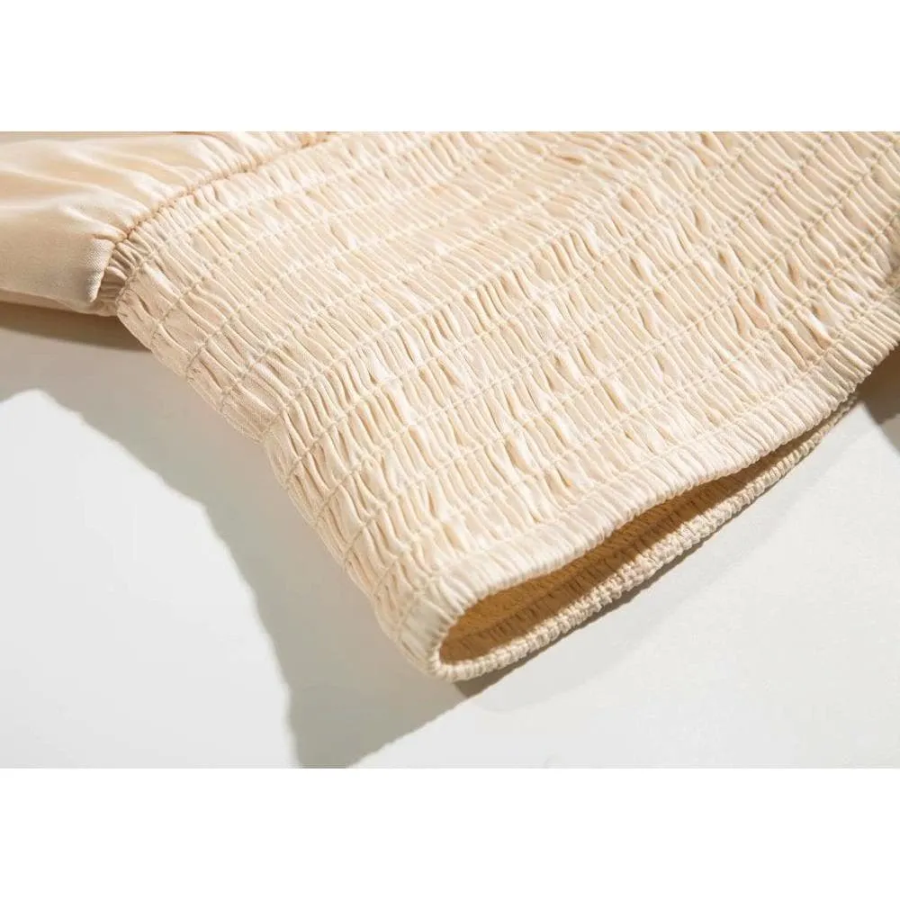 ELEGANT BACKLESS SILK CROP TOP