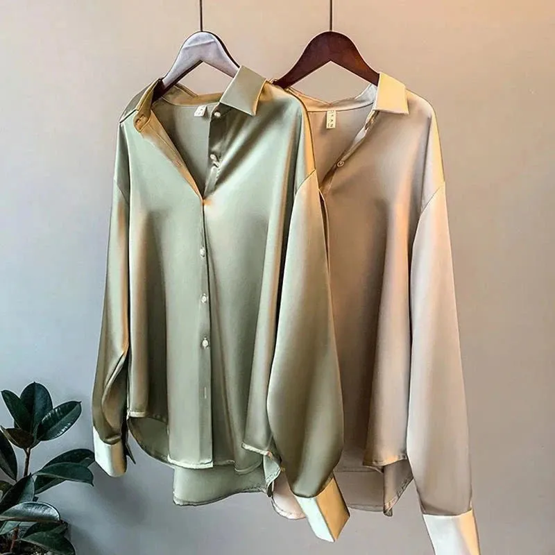 Elegant Satin Blouse