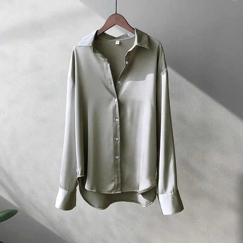 Elegant Satin Blouse