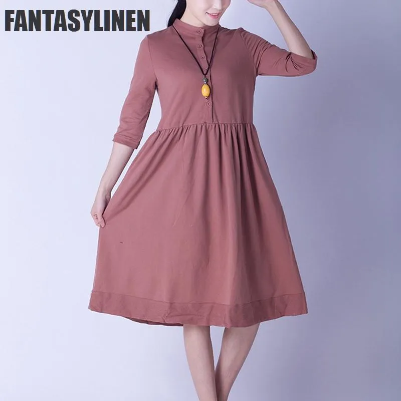 Elegant Warm Loose Casual Dress Women Tops Q0809A