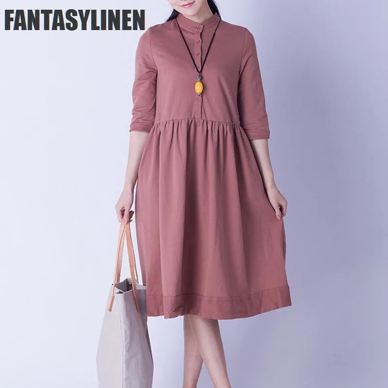 Elegant Warm Loose Casual Dress Women Tops Q0809A