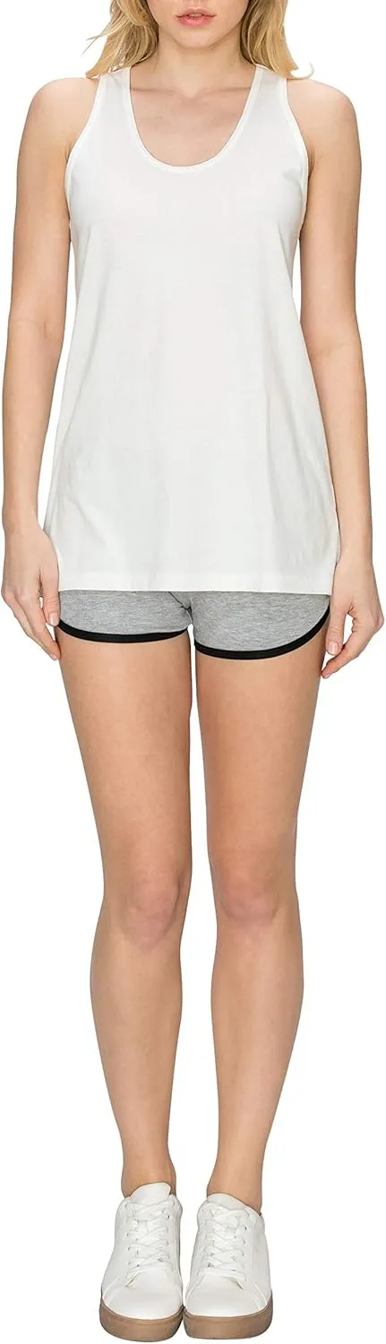 EttelLut - Women's Loose Fit Flowy Tank Tops - Ideal for Workout, Yoga, Running, Working Out at The Gym and Lounging Around