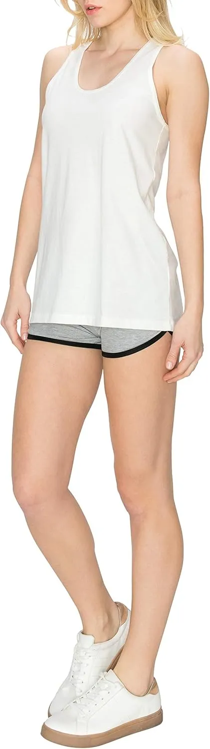 EttelLut - Women's Loose Fit Flowy Tank Tops - Ideal for Workout, Yoga, Running, Working Out at The Gym and Lounging Around