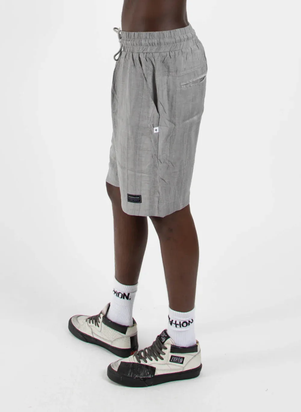FEDERATION LINEN TRACK SHORT