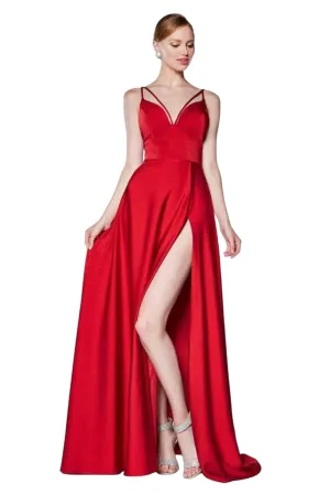 Gown 2025 V-Neck A-Line With Train Elegant Evening Dress