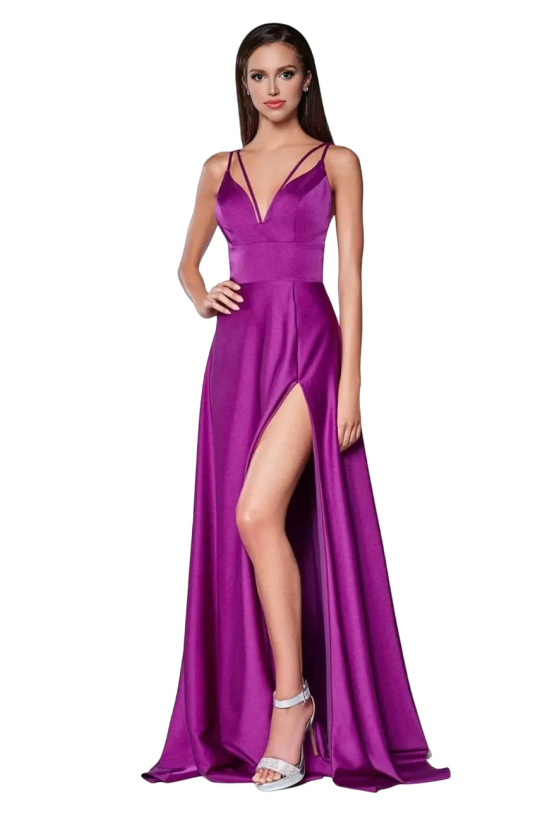 Gown 2025 V-Neck A-Line With Train Elegant Evening Dress