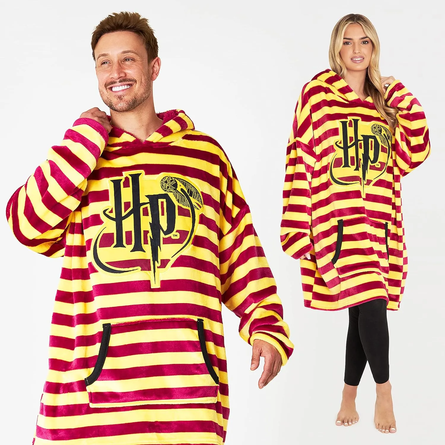 Harry Potter Blanket Hoodie for Kids Cozy Hogwarts Warm Fleece Wearable Blanket