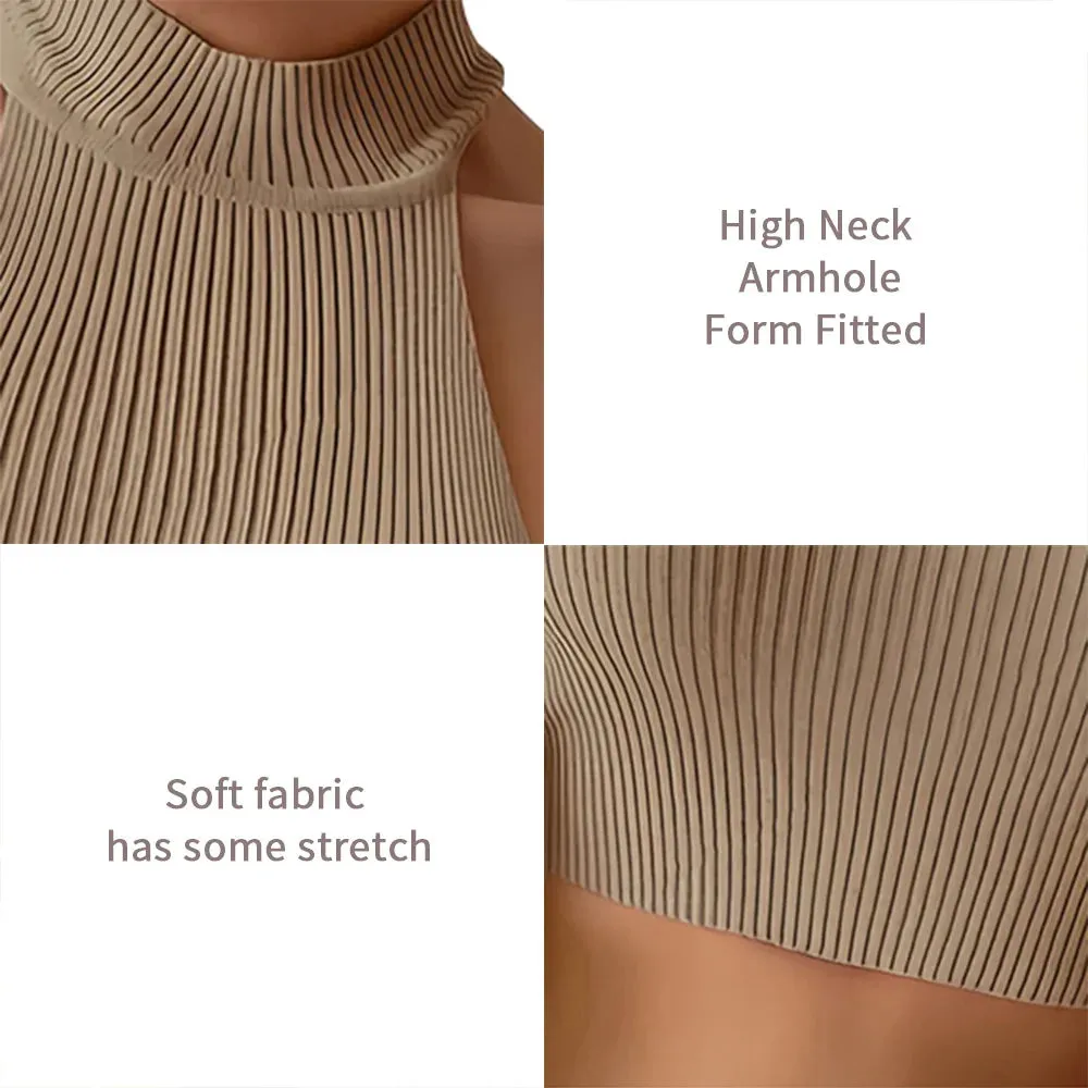 Knit Halter Crop Top