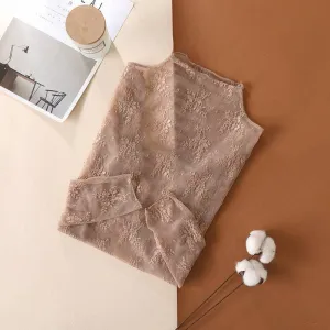 Lace Sheer Mesh Tops