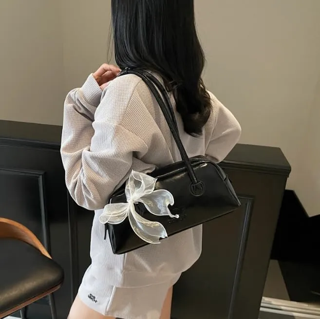 Leisure Commuting Bag for Women,Small Tote Bags,Retro Simple Armpit Bag, PU Leather Handbag, Fashionable Single-Shoulder Bags