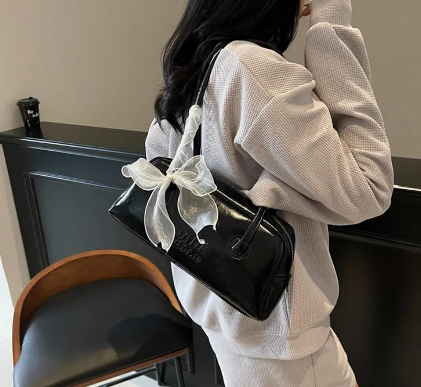Leisure Commuting Bag for Women,Small Tote Bags,Retro Simple Armpit Bag, PU Leather Handbag, Fashionable Single-Shoulder Bags