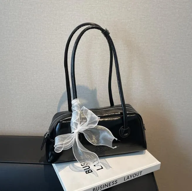 Leisure Commuting Bag for Women,Small Tote Bags,Retro Simple Armpit Bag, PU Leather Handbag, Fashionable Single-Shoulder Bags