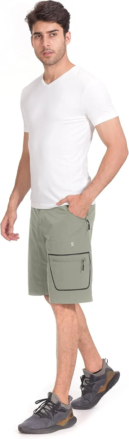 Little Donkey Andy Men's Lightweight Quick Dry Hiking Shorts Breathable Outdoor Cargo Shorts for Fishing Travel Casual