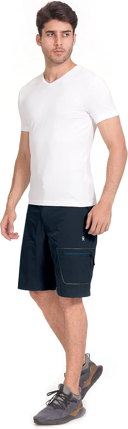 Little Donkey Andy Men's Lightweight Quick Dry Hiking Shorts Breathable Outdoor Cargo Shorts for Fishing Travel Casual