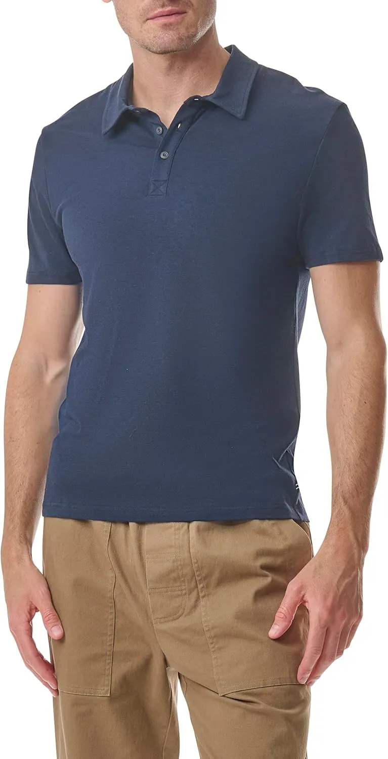 Men's Plain Jersey Short Sleeve Polo Shirt