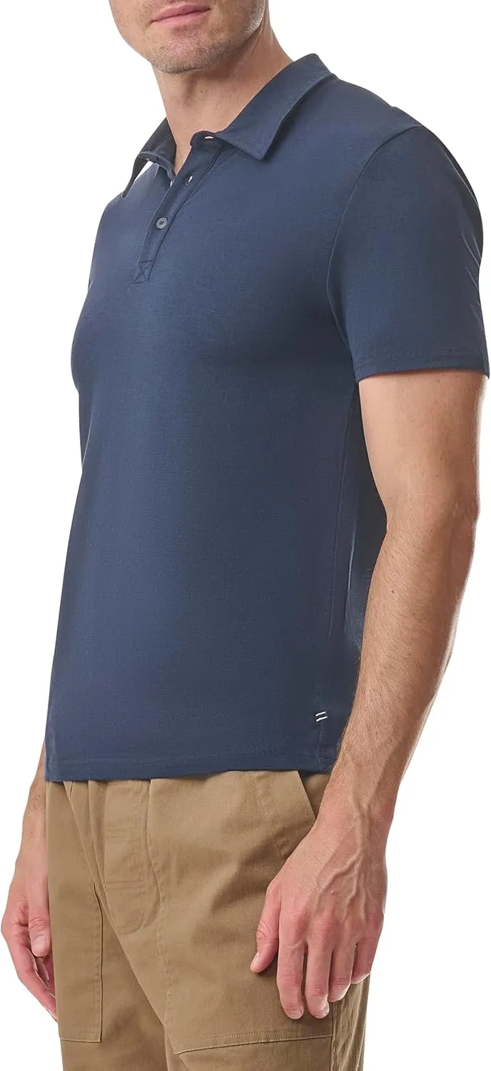 Men's Plain Jersey Short Sleeve Polo Shirt